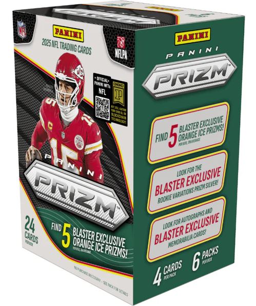 2025 PANINI PRIZM FOOTBALL HOBBY BLASTER BOX
