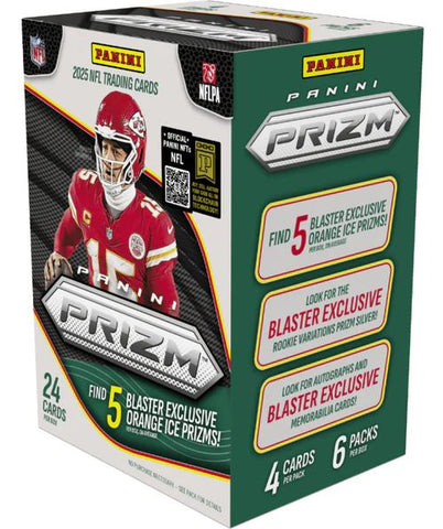 2025 PANINI PRIZM FOOTBALL HOBBY BLASTER BOX