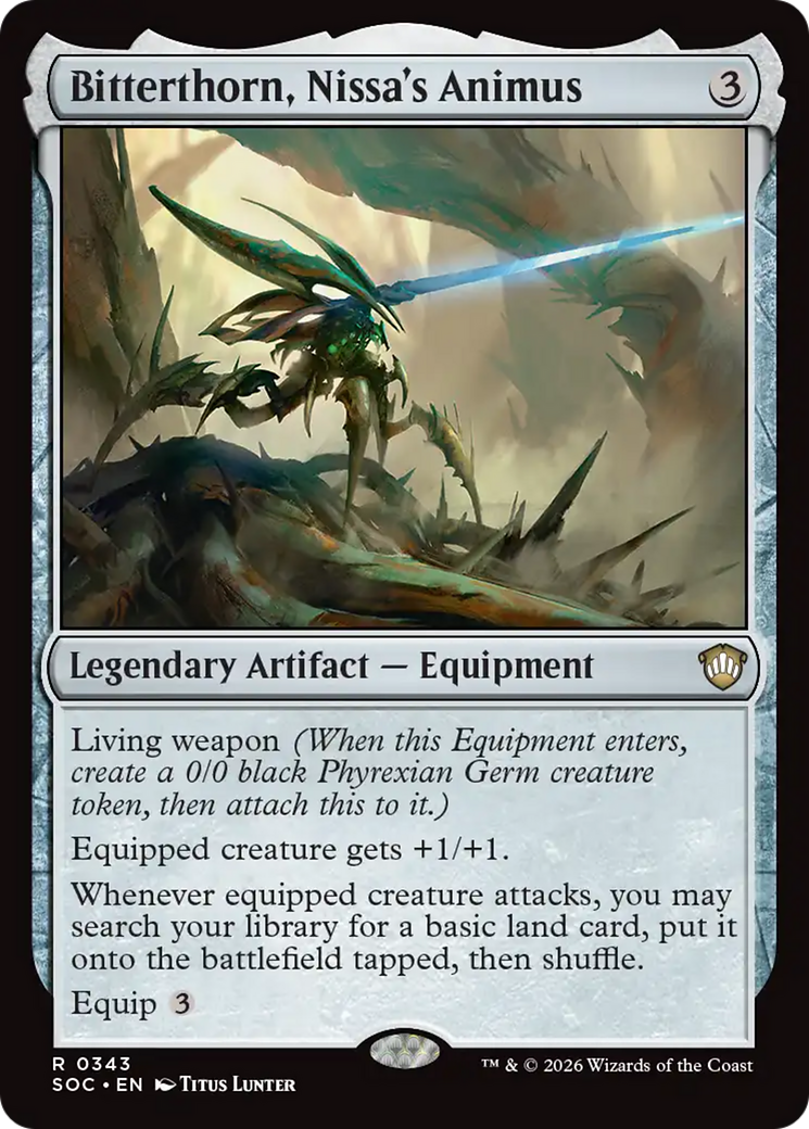Bitterthorn, Nissa's Animus [Secrets of Strixhaven Commander]