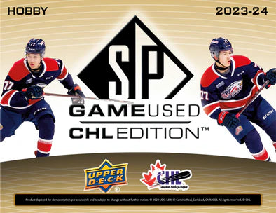 2023 UPPER DECK SP GAME USED CHL EDITION HOCKEY HOBBY BOX