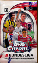 2022 TOPPS CHROME BUNDESLIGA SOCCER HOBBY BOX