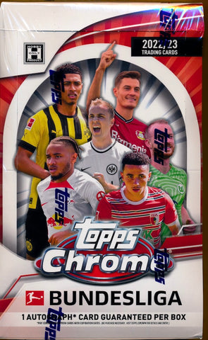 2022 TOPPS CHROME BUNDESLIGA SOCCER HOBBY BOX