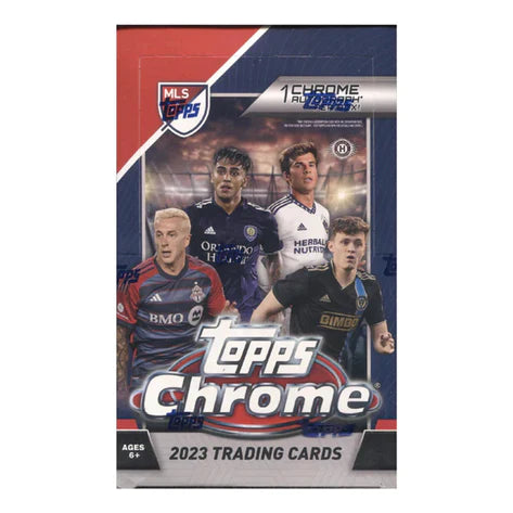 2023 TOPPS CHROME MLS SOCCER HOBBY BOX