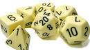 CHESSEX OPAQUE 7-DIE SET