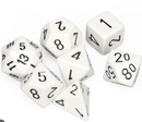 CHESSEX OPAQUE 7-DIE SET