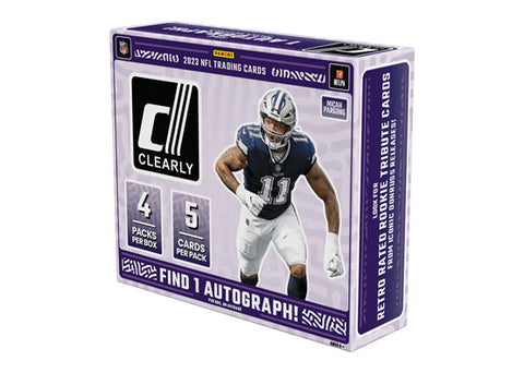 2023 PANINI DONRUSS CLEARLY FOOTBALL HOBBY BOX
