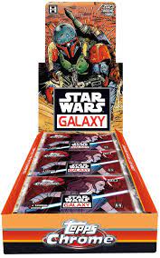 2023 TOPPS CHROME STAR WARS GALAXY HOBBY BOX