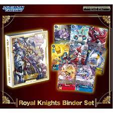 DIGIMON CARD GAME 9 POCKET BINDER SET - ROYAL KNIGHTS PB13