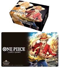 ONE PIECE TCG GAME MAT & DECK CASE SET - MONKEY.D.LUFFY