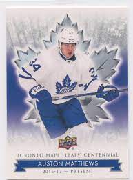 2017 UPPER DECK TORONTO MAPLE LEAFS CENTENNIAL - BASE - SINGLES - #1-100 - YOU PICK FROM LIST