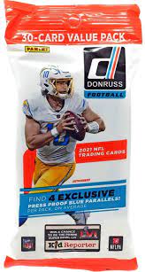 2021 PANINI DORUSS FOOTBALL RETAIL FAT PACK