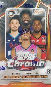 2022 TOPPS CHROME NBL BASKETBALL HOBBY BOX