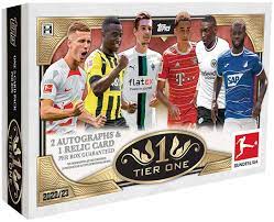 2022 TOPPS TIER ONE BUNDESLIGA SOCCER HOBBY BOX