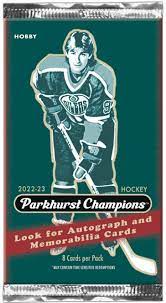 2022 UPPER DECK PARKHURST CHAMPIONS HOCKEY HOBBY PACK