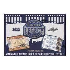 2023 LEAF A BRONX LEGACY BASEBALL HOBBY BOX