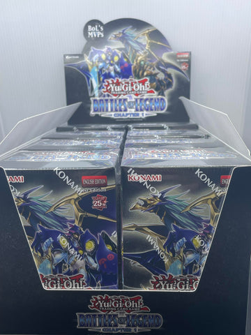 YU-GI-OH! BATTLES OF LEGEND CHAPTER 1 BOX DISPLAY (8 BOXES)