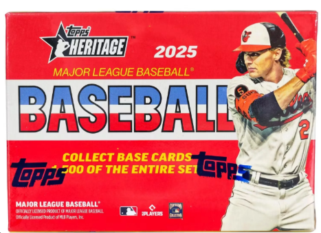 2025 TOPPS HERITAGE BASEBALL BLASTER BOX