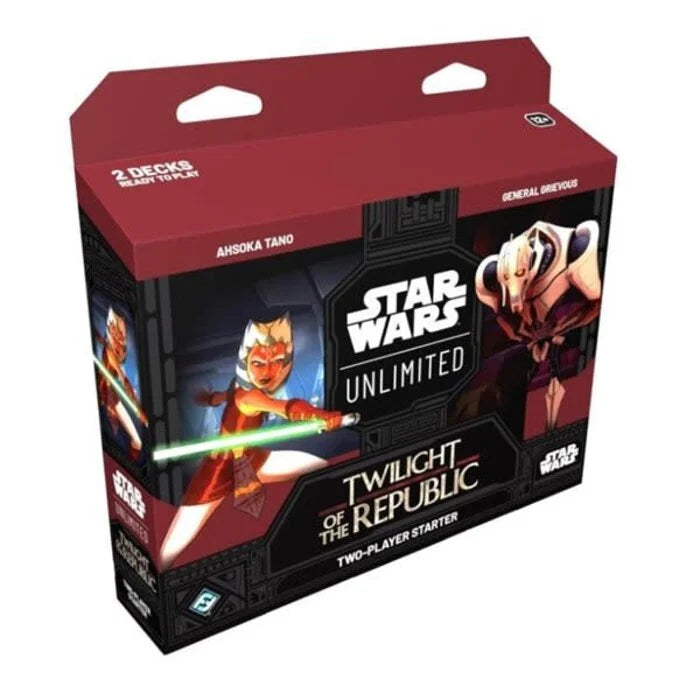 STAR WARS UNLIMITED TWILIGHT OF THE REPUBLIC 2 PLAYER STARTER KIT