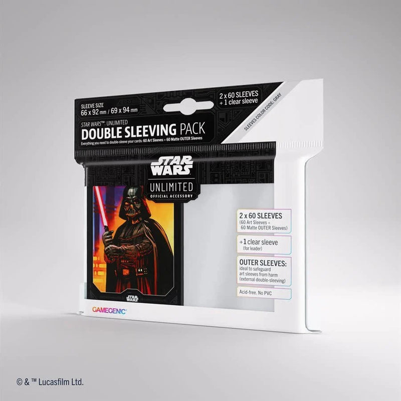 STAR WARS UNLIMITED ART SLEEVES DOUBLE SLEEVING PACK (60 COUNT)