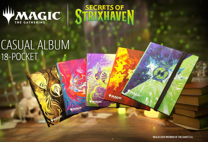 GAMEGENIC MTG SECRETS OF STRIXHAVEN 18-POCKET BINDER