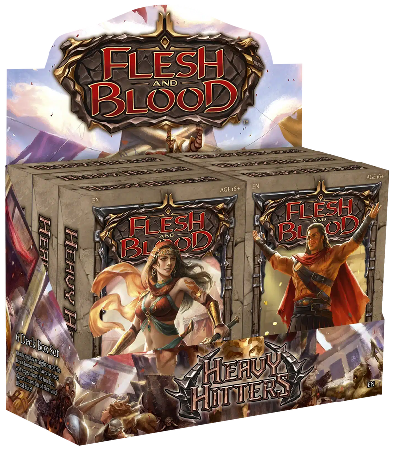 FLESH AND BLOOD HEAVY HITTERS BLITZ DECK (6 PACK)