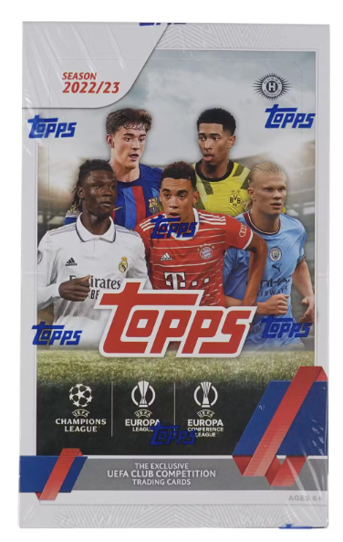 2022 TOPPS UEFA CLUB COMPETITIONS SOCCER HOBBY BOX