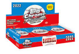 2022 TOPPS CHROME PLATINUM ANNIVERSARY BASEBALL HOBBY BOX