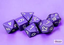 CHESSEX OPAQUE 7-DIE SET