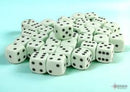 CHESSEX OPAQUE 12MM D6 DICE BLOCK (36 MINI D6'S)