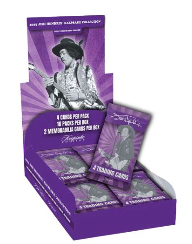 2025 KEEPSAKE JIMI HENDRIX PREMIERE EDITION HOBBY BOX