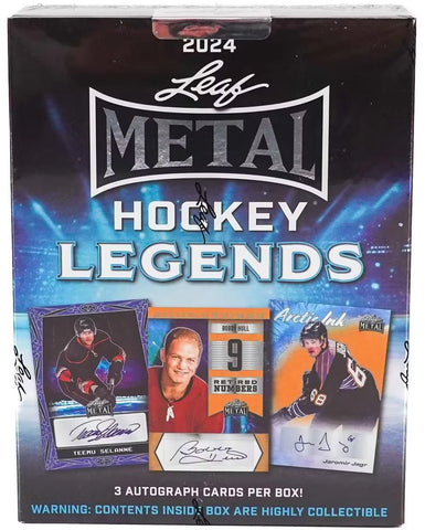 2024 LEAF METAL LEGENDS HOCKEY HOBBY BOX