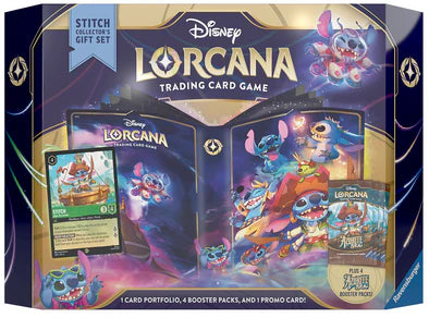 DISNEY LORCANA AZURITE SEA STITCH COLLECTOR'S GIFT SET