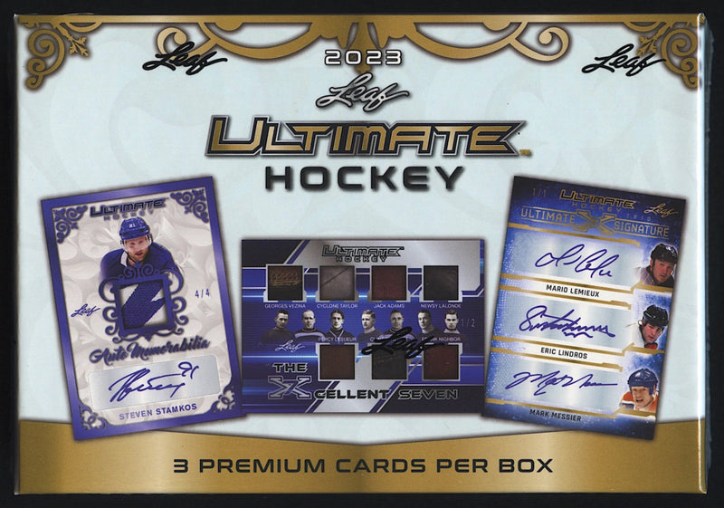 2023 LEAF ULTIMATE HOCKEY HOBBY BOX