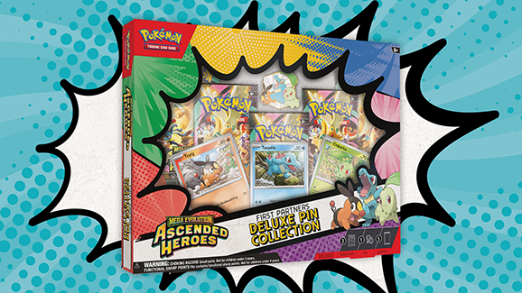 POKEMON ASCENDED HEROES FIRST PARTNERS DELUXE PIN COLLECTION (1 PER CUSTOMER)