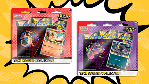 POKEMON ASCENDED HEROES TECH STICKER COLLECTION (2 PER CUSTOMER)