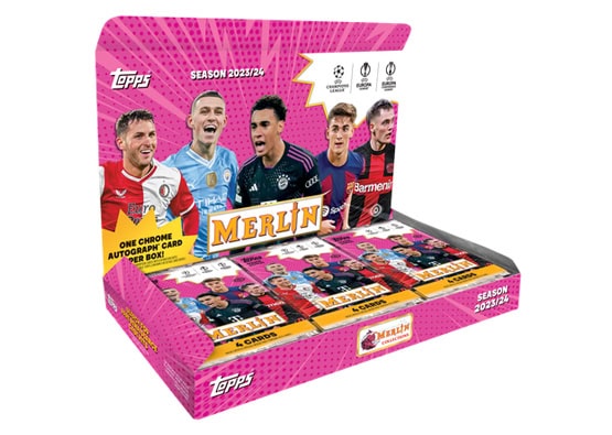 2024 TOPPS UEFA MERLIN SOCCER HOBBY BOX