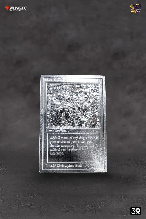 MTG BLACK LOTUS RELIEF SCULPTURE (COMES WITH METAL CARD) MTG BLACK LOTUS RELIEF SCULPTURE (COMES WITH METAL CARD)