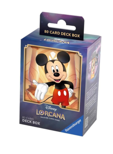 DISNEY LORCANA DECK BOX - 80 COUNT