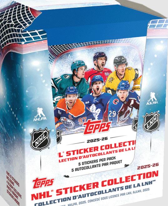 2025 TOPPS NHL STICKER PACK