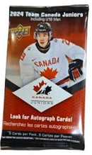 2024 UPPER DECK TEAM CANADA JUNIORS HOCKEY BLASTER PACK