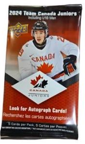 2024 UPPER DECK TEAM CANADA JUNIORS HOCKEY BLASTER PACK
