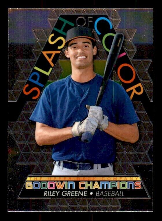 2022 UPPER DECK GOODWIN CHAMPIONS - SPLASH OF COLOR PLATINUM - SINGLES -