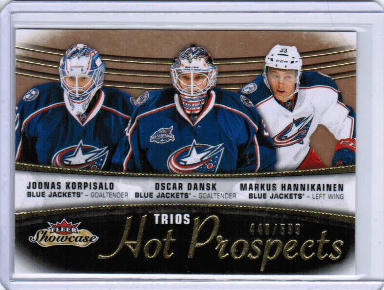 2015 FLEER SHOWCASE - HOT PROSPECTS TRIOS - #101-115 - SINGLES - #'D/599 - YOU PICK FROM LIST