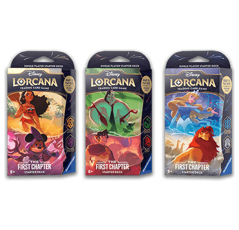 DISNEY LORCANA THE FIRST CHAPTER STARTER DECK