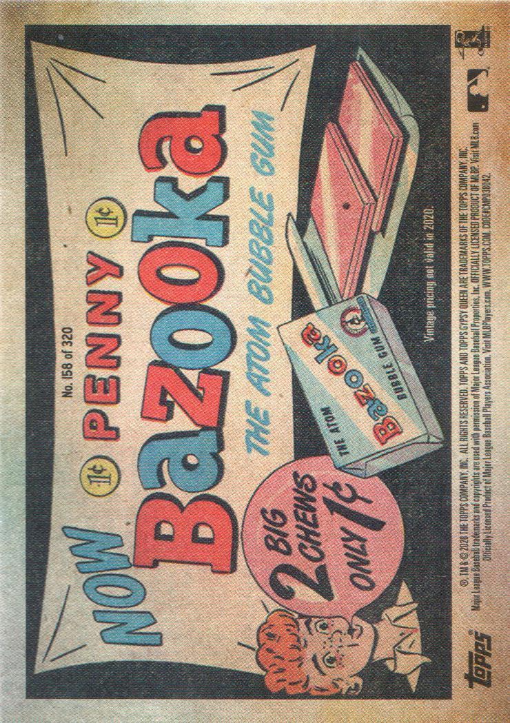 2020 TOPPS GYPSY QUEEN - BAZOOKA BACK - SINGLES - SELECT YOUR PLAYER
