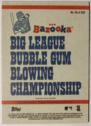 2019 TOPPS GYPSY QUEEN - BAZOOKA BACK - SINGLES - SELECT YOUR PLAYER