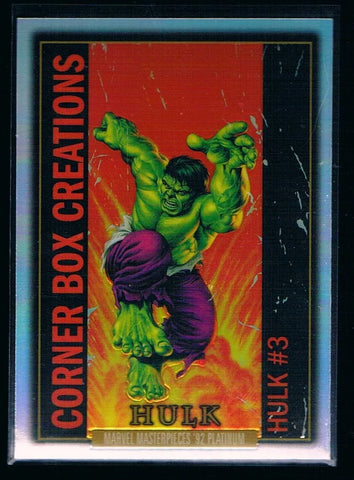 2024 UPPER DECK MARVEL MASTERPIECES '92 PLATINUM - CORNER BOX CREATIONS - SINGLES - #CB1-CB20 - YOU PICK FROM LIST