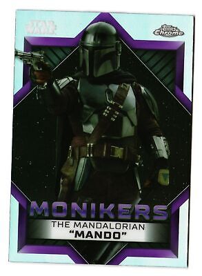 2023 TOPPS CHROME STAR WARS - MONIKERS - SINGLE -