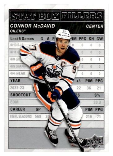 2023 UPPER DECK SERIES ONE - STAT BOX FILLER - SINGLES -