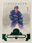 2017 UPPER DECK ARTIFACTS - EMERALD - SINGLES - #'D/99 - #1-100 - YOU PICK FROM LIST